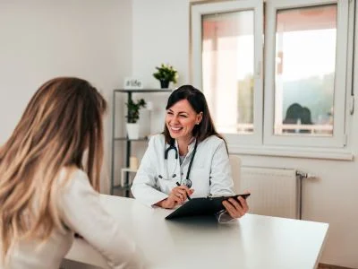 Concierge medicine doctor in a consultation with a patient